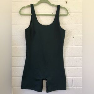 Girlfriend Collective Dark Green Romper
